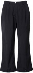 Ulla Popken Decorative Seam Flared Leg Cargo Pants Black