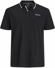 Jack & Jones Blaze Short Sleeve Polo Black
