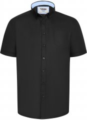 D555 James Oxford Košulja Kratkih Rukava TALL Crna