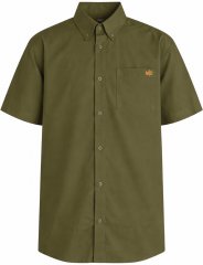 Motley Denim Zagreb Košulja kratkih rukava Tamni kaki