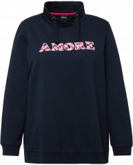 Ulla Popken Amore Sweatshirt Navy