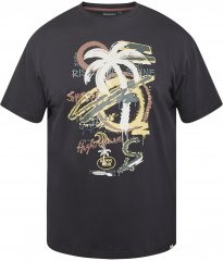 North Latitude 61360 Majica S Printom Crna