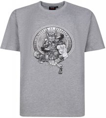 Espionage T453 Thors Hammer Printed T-Shirt Grey