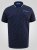 D555 Reid AOP Polo With Jacquard Collar, Pocket And Cuffs Tamnoplava - Polo majice - Muške Polo Majice Veliki Brojevi