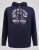 D555 Hector Adventurer Printed Zip Through Hoody Tamnoplava - Puloveri & dukserice - Muške Puloveri & dukserice veliki brojevi