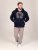 D555 Hector Adventurer Printed Zip Through Hoody Tamnoplava - Puloveri & dukserice - Muške Puloveri & dukserice veliki brojevi