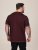 D555 Baldwin Grumpy Old Man Club Print Crew Neck T-shirt Burgundy/ Black Twist - Majice Kratkih Rukava - Muške Majice Kratkih Rukava Veliki Brojevi 