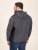 D555 Conrad Detachable Hood Bonded Fleece Zip Through Hoody TALL Tamnoplava - TALL puloveri - TALL majice s kapuljačom