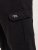 D555 Dexter 1 Cargo Jogger With Bear Embroidery TALL Crna - TALL sportske hlače - TALL trenirke za visoke muškarce