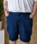 Kam Jeans Pepe Knitted Denim Shorts Random Mid Wash Blue - Kratke hlače - Muške Kratke Hlače Veliki Brojevi 