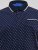 D555 Reid AOP Polo With Jacquard Collar, Pocket And Cuffs Tamnoplava - Polo majice - Muške Polo Majice Veliki Brojevi