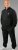 20 Nodi Mistral Tracksuit in Combed Fleece Cotton Black - Trenirke kompleti - Muške trenirke kompleti veliki brojevi