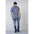 D555 Sheldon Hawaii Shirt Navy - Košulje - Muške Košulje Veliki Brojevi