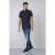 D555 Tim Short Sleeve Shirt Navy - Košulje - Muške Košulje Veliki Brojevi