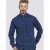 D555 Bainton Long Sleeve Shirt Navy - Košulje - Muške Košulje Veliki Brojevi