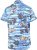 D555 CHARFORD Hawaiian Reverse Printed Shirt - Košulje - Muške Košulje Veliki Brojevi