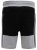 D555 Kirton Couture Elasticated Waistband Shorts Black/Charcoal - Sportske hlače & kratke - Muške Trenirke Veliki Brojevi
