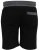 D555 Sutton Elasticated Waist Shorts With Embroidery Black - Sportske hlače & kratke - Muške Trenirke Veliki Brojevi