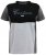 D555 Felix Couture Crew Neck Cut And Sew T-Shirt Black/Charcoal - Majice Kratkih Rukava - Muške Majice Kratkih Rukava Veliki Brojevi 