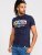 D555 Thorndon California Long Beach Printed T-Shirt - Majice Kratkih Rukava - Muške Majice Kratkih Rukava Veliki Brojevi 