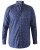 D555 Edmund AOP Shirt Navy - Košulje - Muške Košulje Veliki Brojevi