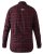 D555 Holton Dark Red Checked Flannel Shirt - Košulje - Muške Košulje Veliki Brojevi