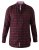 D555 Holton Dark Red Checked Flannel Shirt - Košulje - Muške Košulje Veliki Brojevi