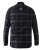 D555 Harwich Flannel Check Shirt Black - Košulje - Muške Košulje Veliki Brojevi