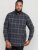 D555 Harwich Flannel Check Shirt Black - Košulje - Muške Košulje Veliki Brojevi