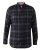 D555 Harwich Flannel Check Shirt Black - Košulje - Muške Košulje Veliki Brojevi