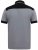 D555 Prinstead Pique Polo Shirt Grey - Polo majice - Muške Polo Majice Veliki Brojevi