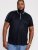 D555 Sussex Jersey Polo Shirt Dark Navy - Polo majice - Muške Polo Majice Veliki Brojevi