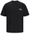 Jack & Jones JORSANTORINI BACK T-Shirt Black - Majice Kratkih Rukava - Muške Majice Kratkih Rukava Veliki Brojevi 