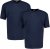 Adamo Marlon Comfort fit 2-pack T-shirt Navy - Majice Kratkih Rukava - Muške Majice Kratkih Rukava Veliki Brojevi 