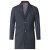 D555 Terry Checked Overcoat Charcoal - Jakne - Muške Jakne Veliki Brojevi