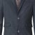 D555 Terry Checked Overcoat Charcoal - Jakne - Muške Jakne Veliki Brojevi