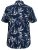 D555 FINLEY Hawaiian AO Print Shirt Navy - Košulje - Muške Košulje Veliki Brojevi