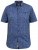 D555 KYLE S/S Micro AO Print Shirt Blue - Košulje - Muške Košulje Veliki Brojevi