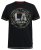 D555 BENNY LA Camo Printed Crew Neck T-Shirt Black - Majice Kratkih Rukava - Muške Majice Kratkih Rukava Veliki Brojevi 