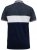 D555 EMERSON Cut And Sew Polo With Jacquard Collar Navy - Polo majice - Muške Polo Majice Veliki Brojevi