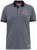 D555 KEMSTON Birds Eye Pique Polo Navy/White - Polo majice - Muške Polo Majice Veliki Brojevi
