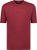 Adamo Silas Regular fit Serafino T-shirt Burgundy - Majice Kratkih Rukava - Muške Majice Kratkih Rukava Veliki Brojevi 