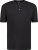 Adamo Silas Regular fit Serafino T-shirt Black - Majice Kratkih Rukava - Muške Majice Kratkih Rukava Veliki Brojevi 