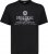 Adamo Sandro Regular fit Slub effect T-shirt Black - Majice Kratkih Rukava - Muške Majice Kratkih Rukava Veliki Brojevi 