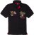 Adamo DURBAN Regular fit Polo Shirt Black - Polo majice - Muške Polo Majice Veliki Brojevi