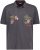 Adamo DURBAN Regular fit Polo Shirt Charocal - Polo majice - Muške Polo Majice Veliki Brojevi