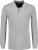 Adamo Peter Comfort fit Long sleeve Polo Grey - Polo majice - Muške Polo Majice Veliki Brojevi
