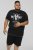D555 BINGHAM State Of Miami Printed Crew Neck T-Shirt Black - Majice Kratkih Rukava - Muške Majice Kratkih Rukava Veliki Brojevi 