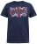 D555 DENNIS Official AC/DC Printed Crew Neck T-Shirt Navy Reno - Majice Kratkih Rukava - Muške Majice Kratkih Rukava Veliki Brojevi 