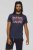 D555 DENNIS Official AC/DC Printed Crew Neck T-Shirt Navy Reno - Majice Kratkih Rukava - Muške Majice Kratkih Rukava Veliki Brojevi 